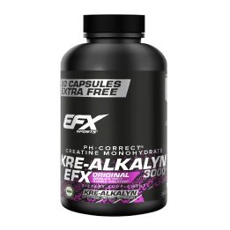 Kreatino monohidrato kapsulės EFX Kre-Alkalyn 3000 260 kapsulių