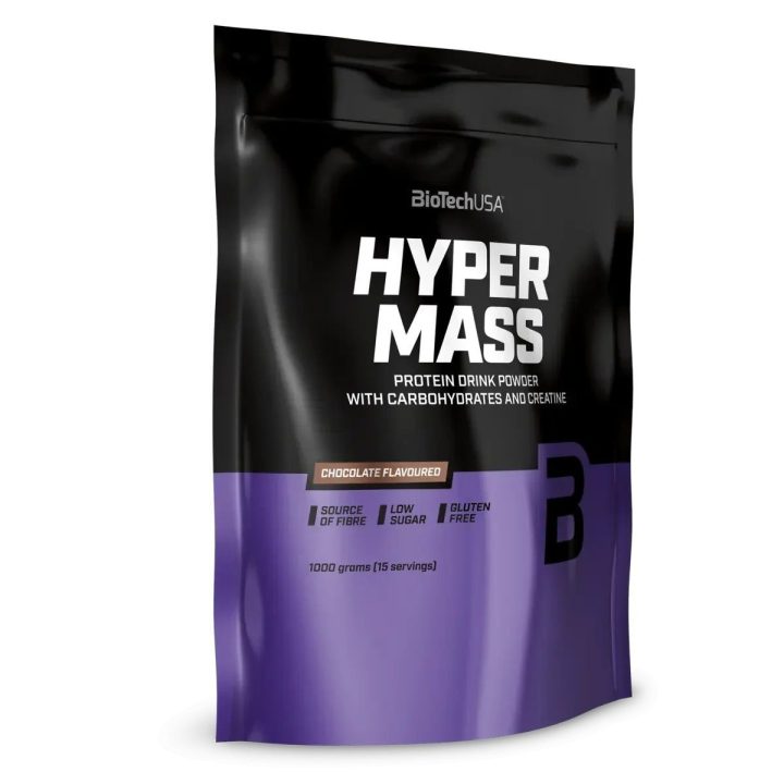 Gaineris BioTechUSA Hyper Mass 1000 g, šokolado skonio