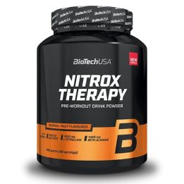 Treniruočių booster BioTechUSA NitroX Therapy 680 g, tropinių vaisių skonio