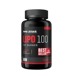 Maisto papildas kapsulėmis Body Attack Lipo 100 120 kapsulių
