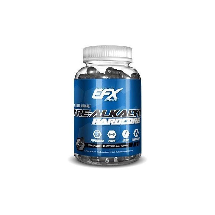 Kreatino kapsulės EFX Kre-Alkalyn Hardcore 120 kaps.