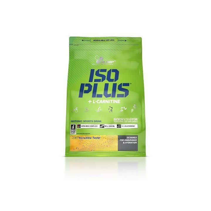 Izotoninis sportinis gėrimas Olimp Iso Plus 1505 g, su L-karnitinu
