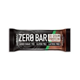 Baltyminiai batonėliai BioTechUSA Zero Bar 20 x 50 g, šokolado ir riešutų skonio
