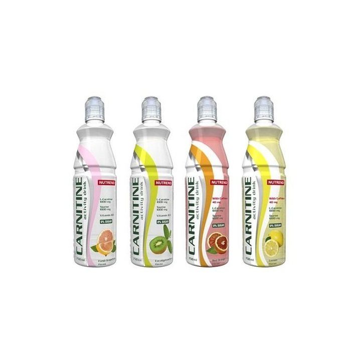 Treniruočių gėrimas Nutrend Activity L-Carnitine Drink + Caffeine 8 × 750 ml