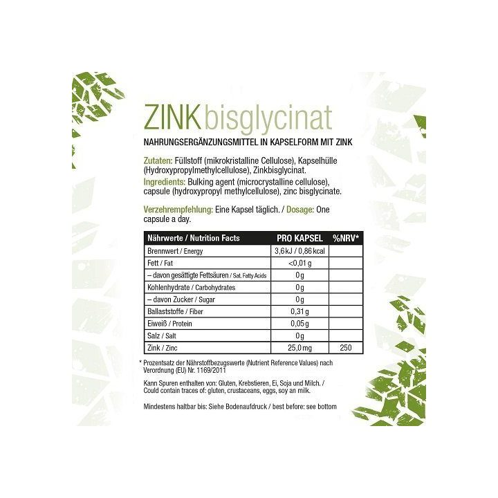 Cinko bisglicinato kapsulės Sinob Chelapro 60 kapsulių