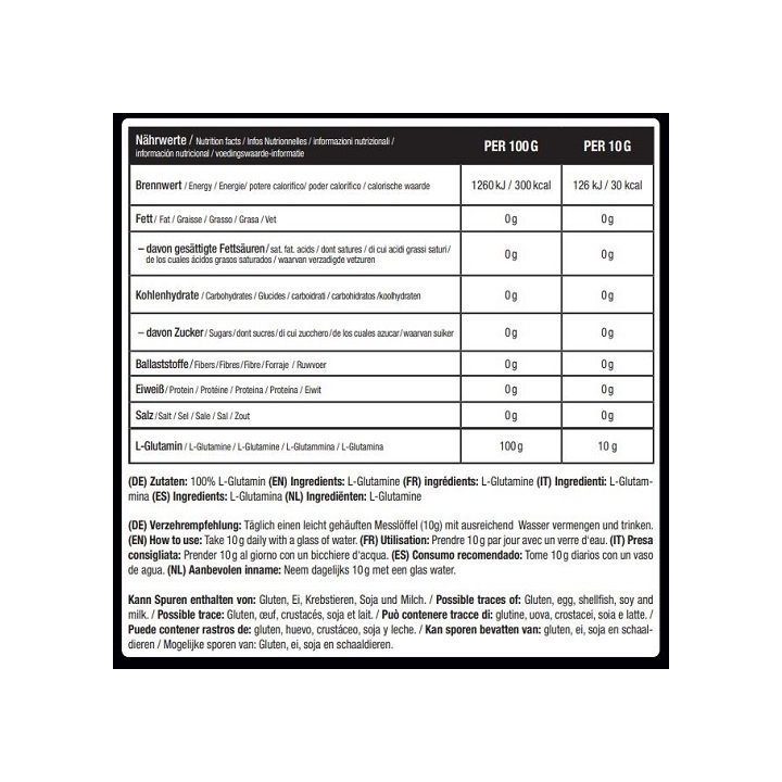 L-glutamino milteliai Sinob Core 500 g