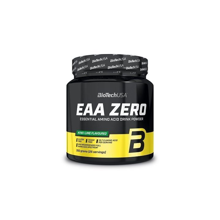 EAA amino rūgščių milteliai BioTechUSA EAA Zero 350 g, žaliųjų citrinų ir kivio skonio