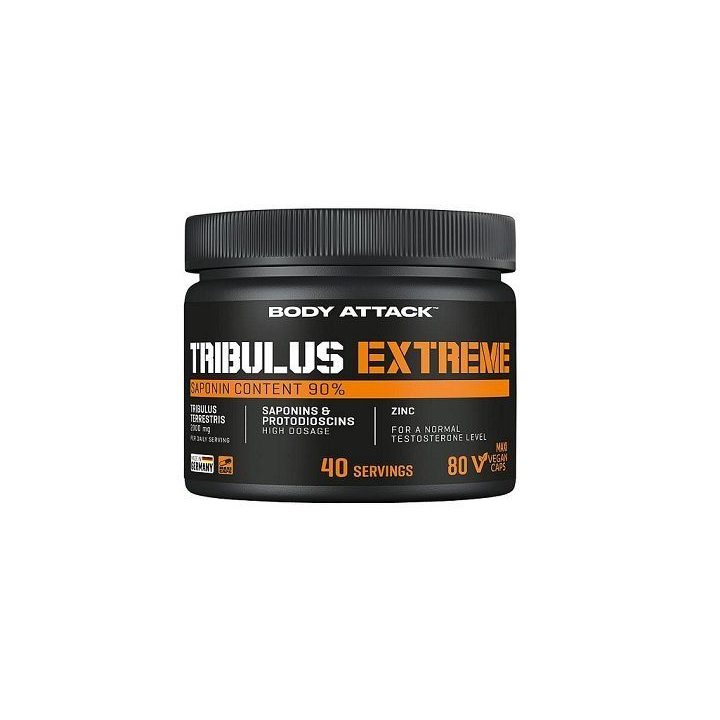 Tribulus kapsulės Body Attack Tribulus Extreme 80 kapsulių