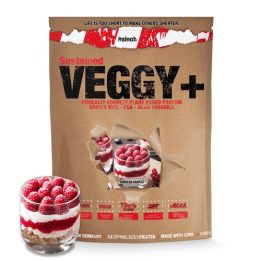 Augaliniai baltymų milteliai Sinob VEGGY+ VEGAN PROTEIN 900 g, vanilės sausainio skonio