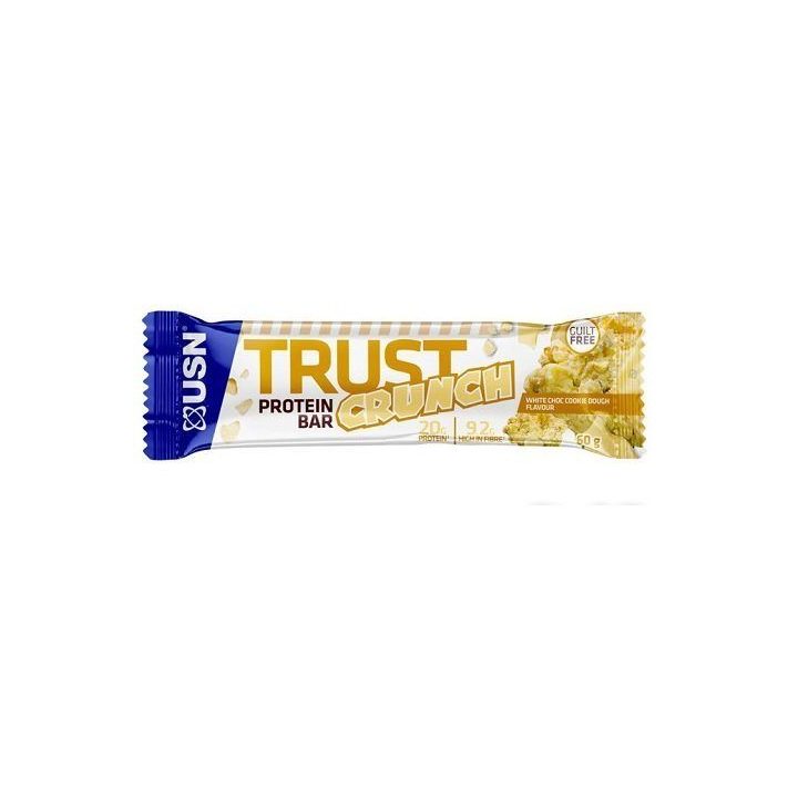 Baltyminiai batonėliai USN TRUST Crunch 12 × 60 g, šokoladinio pyrago skonio