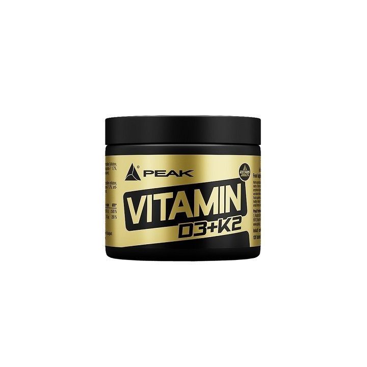 Vitaminas D3 + K2 Peak 120 tablečių