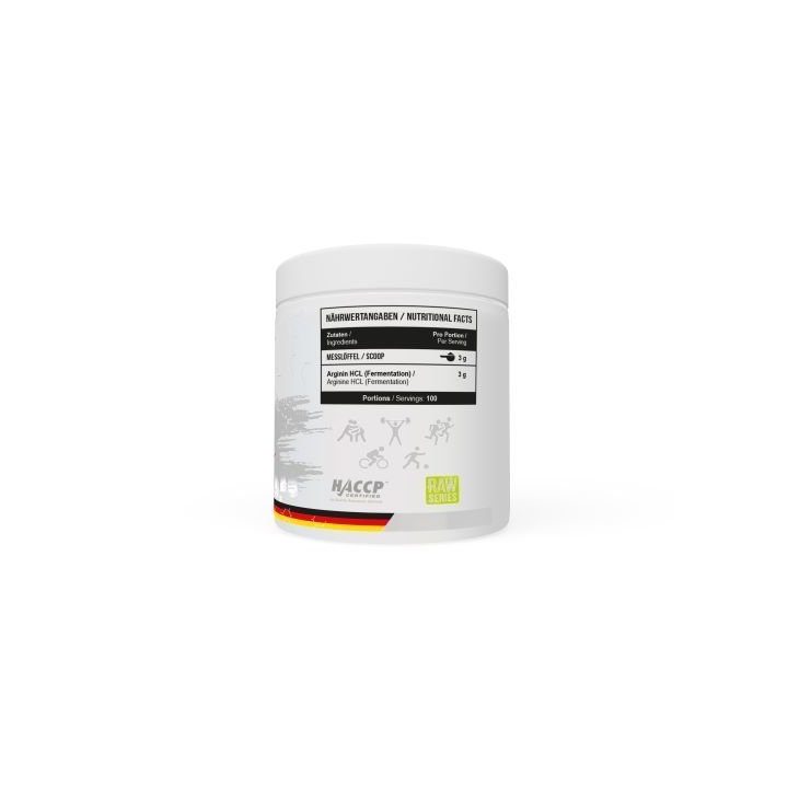L-arginino hidrochlorido milteliai MST Arginine HCL 300 g