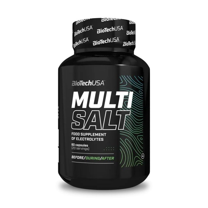 Elektrolitų kapsulės BioTechUSA MultiSalt 60 kapsulių
