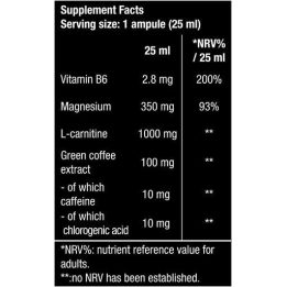 Magnio ir vitaminų B6 shot BioTech Magna Shot 20 × 25 ml, citrinų skonio