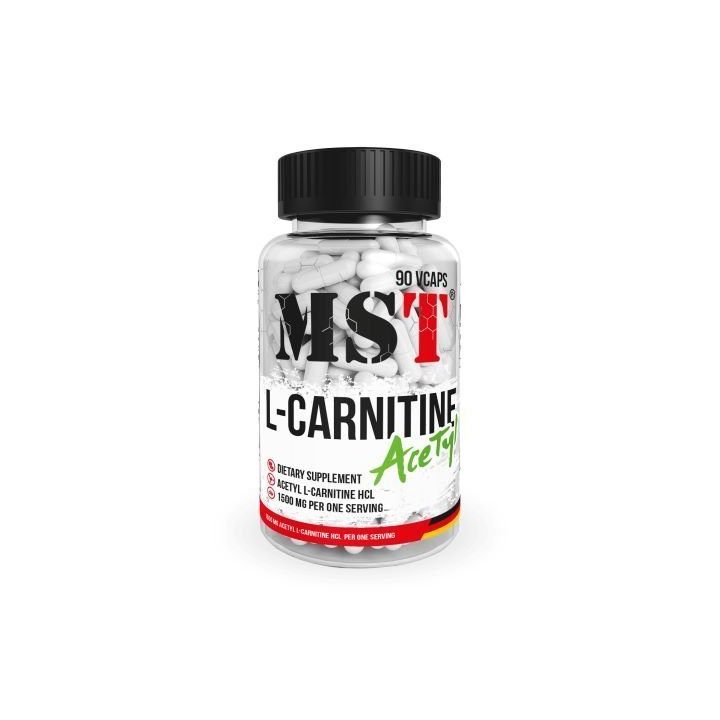 L-karnitino kapsulės MST Acetyl 90 kapsulių