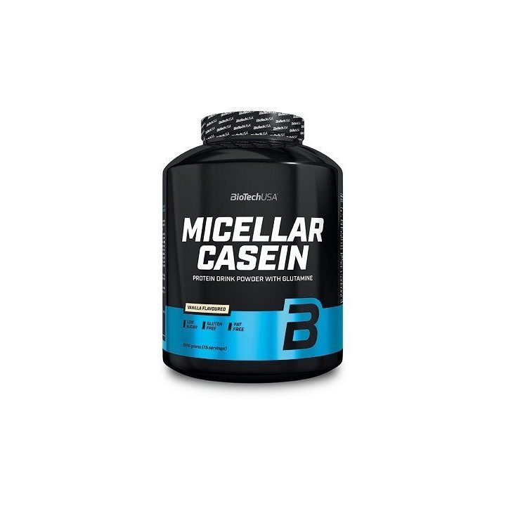 Mizellinis kazeinas BioTechUSA Micellar Casein 2270 g, vanilės skonio