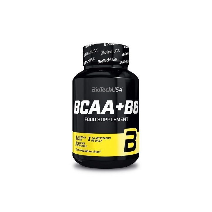 BCAA su vitaminu B6 BioTechUSA, 100 tablečių