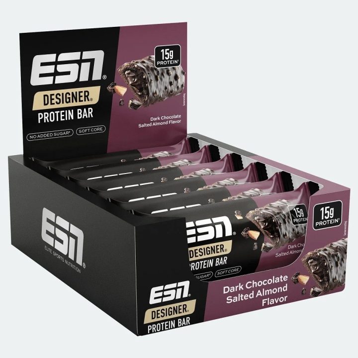 ESN Designer baltymų batonėlių dėžė 12 × 45 g