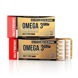 Nutrend Omega 3 Plus omega-3 kapsulės su vitaminu D