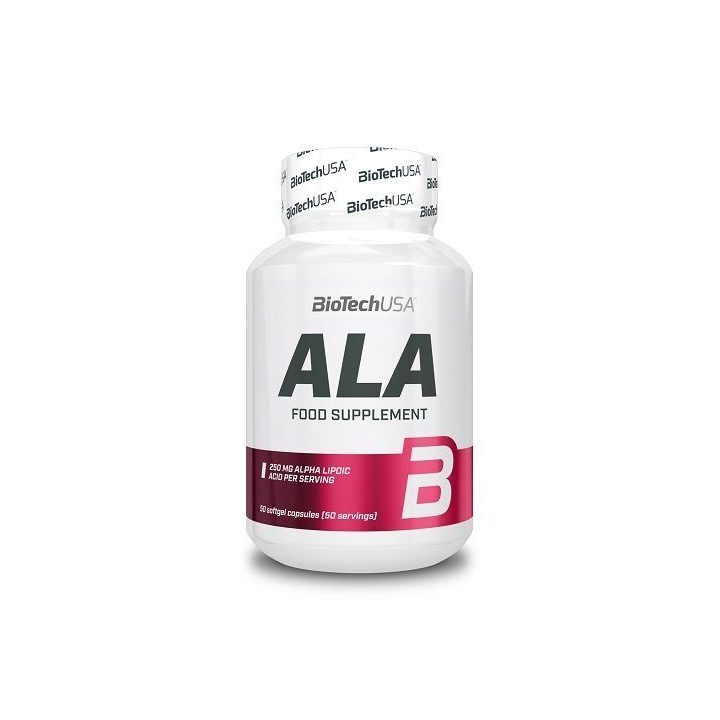 BioTech ALA alfa lipoinė rūgštis, 50 kapsulių