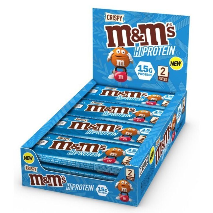 M&M's baltyminis batonėlis 12 x 51 g