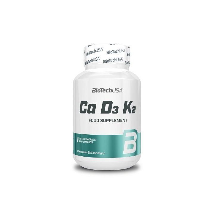 BioTech Ca-D3-K2 90 kapsulių