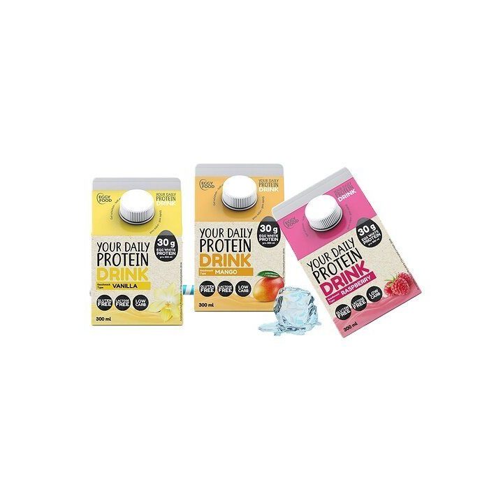 Mango baltymų gėrimas EGGY FOOD, 6×300 ml