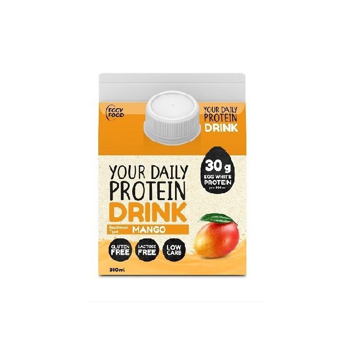 Mango baltymų gėrimas EGGY FOOD, 6×300 ml