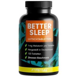 Melatonino pastilės čiulpimui ProFuel Better Sleep 120 vnt., citrinų skonio