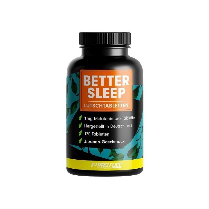 Melatonino pastilės čiulpimui ProFuel Better Sleep 120 vnt., citrinų skonio