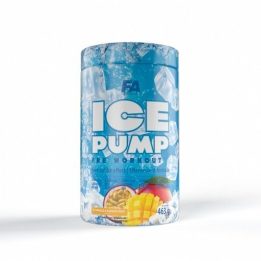 Treniruočių booster FA Nutrition ICE Pump Pre-Workout 463 g, tropinių vaisių skonio