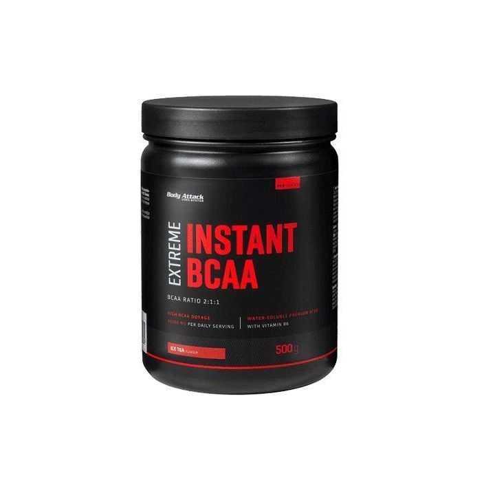 BCAA milteliai Body Attack Extreme Instant 500 g, ledinės arbatos skonio