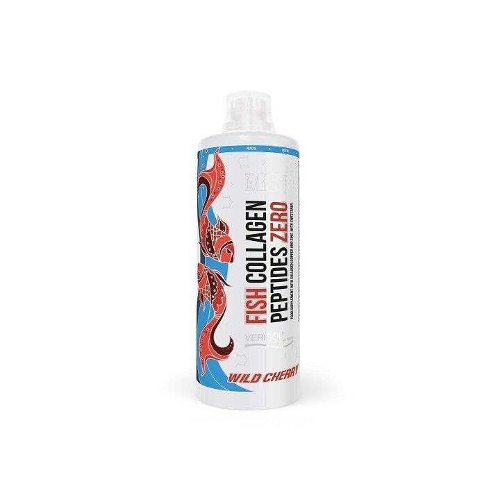 Skystas žuvų kolagenas MST Fish Collagen Peptides Verisol® 1000 ml, laukinių vyšnių skonio