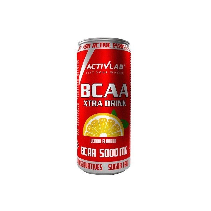 BCAA gėrimas Activlab Xtra Drink 24 × 330 ml, 5000 mg, apelsinų ir citrinų skonio