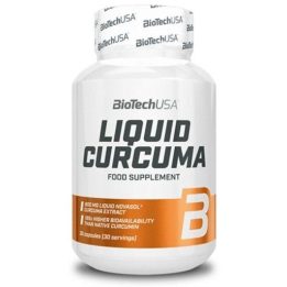 Kurkumos kapsulės BioTechUSA Liquid Curcuma 30 kapsulių