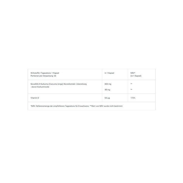Kurkumos kapsulės BioTechUSA Liquid Curcuma 30 kapsulių