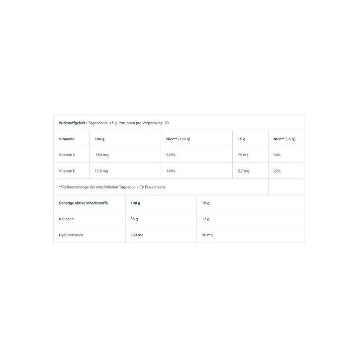 Kolageno milteliai BioTechUSA Collagen 300 g, juodųjų aviečių skonio