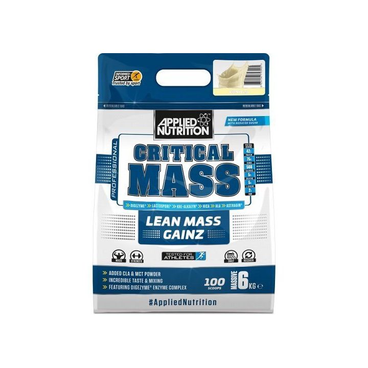 Masės auginimo gaineris Applied Nutrition Critical Mass Professional 6 kg