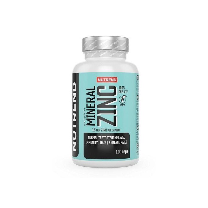 Cinko chelatas Nutrend 15 mg 100 kapsulių