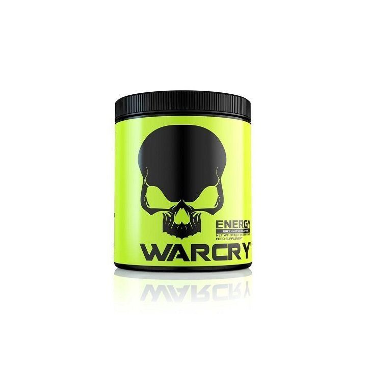Pre-workout milteliai Genius Nutrition Warcry Energy 300 g, rūgštaus arbūzo skonio