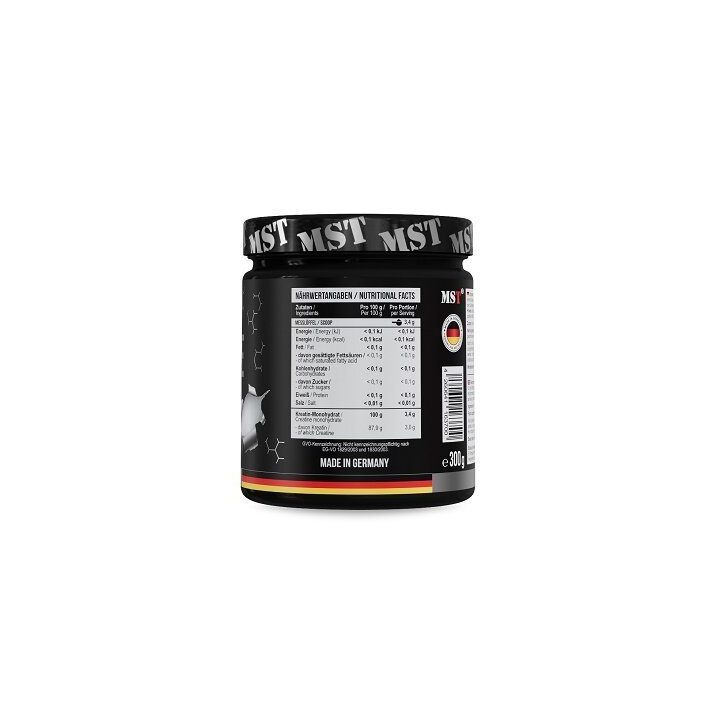 Kreatino monohidrato milteliai MST Micronised 300 g