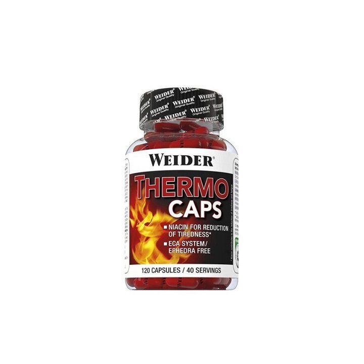 Termogeninės kapsulės Weider Thermo Caps 120 kapsulių