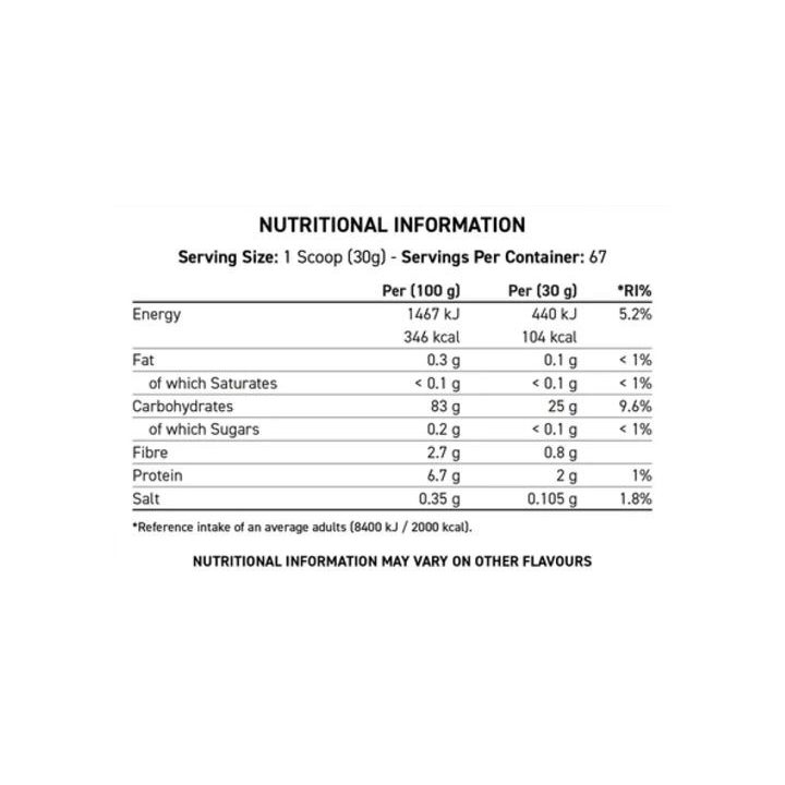 Ryžių milteliai Applied Nutrition Cream of Rice 2 kg