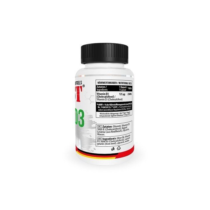 Vitaminas D3 MST 5000 TV, 120 minkštųjų kapsulių