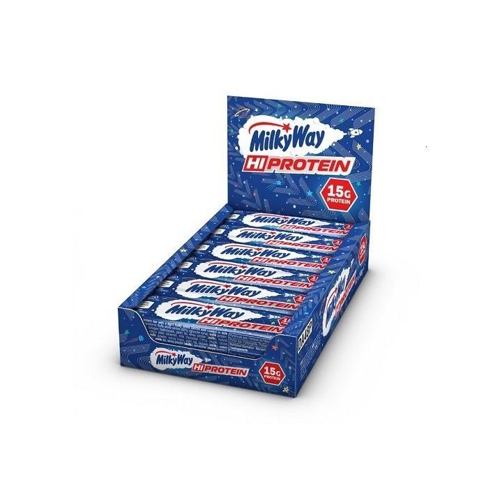 Baltyminis batonėlis Mars Protein MilkyWay High Protein 12 × 50 g, pieniško šokolado skonio