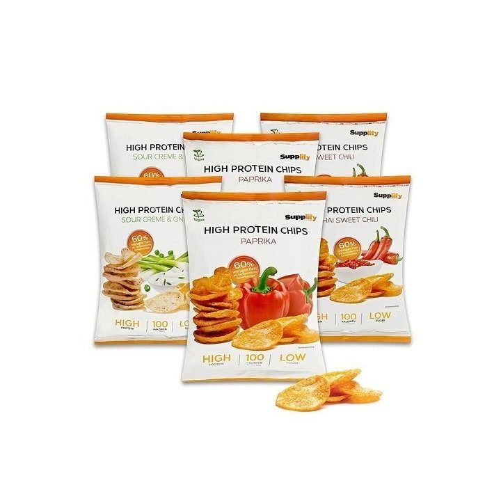 Baltyminiai traškučiai Supplify High Protein 6 × 50 g
