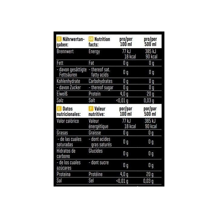 Baltyminis gėrimas Body Attack Clear Iso Whey Drink 12 × 500 ml, tropinių vaisių skonio