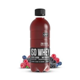 Baltyminis gėrimas QNT Iso Whey Metapure 12 × 500 ml, miško uogų skonio