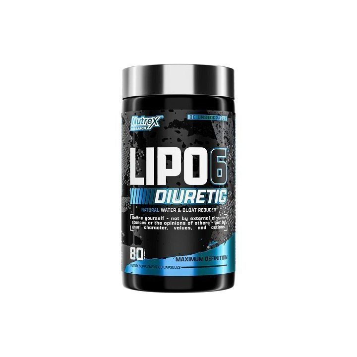 Maisto papildas kapsulėmis Nutrex Lipo-6 Black Diuretic 80 kapsulių