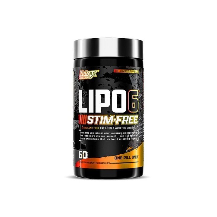 Maisto papildas kapsulėmis Nutrex Lipo 6 Black Stim-Free 60 kapsulių